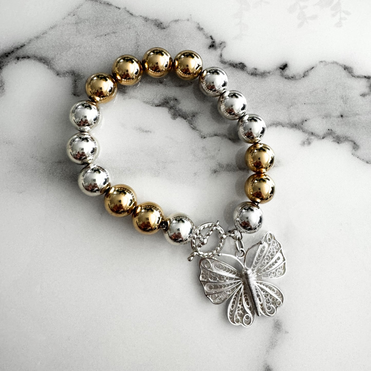 Sfera-12 Filigree Butterfly Bracelet